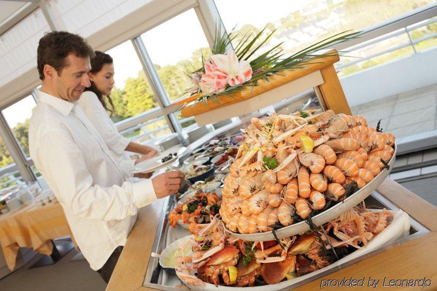 Miramar La Cigale Hotel Thalasso & Spa Arzon Restaurante foto